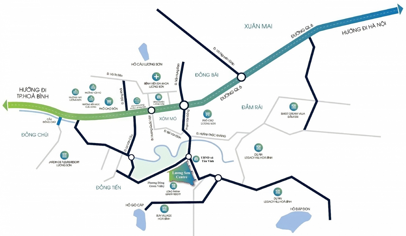 vị trí dự án centreville lương sơn